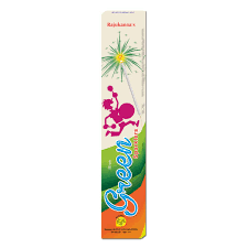 15 CM GREEN  SPARKLERS